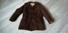Pánský velurový kabát
