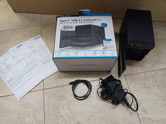 ICY BOX IB-3740-C31 + 4x SATA HDD celkem 50TB Záruka