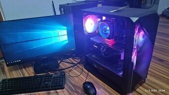 7 - Herní PC Ryzen 7 ( 8-jádro) , 16 GB RAM, GK 3060TI 8GB