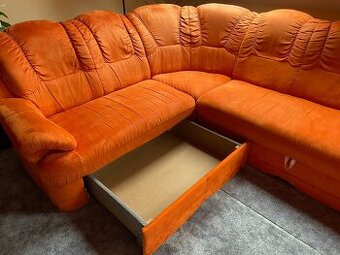 Sedací souprava rozkládací s křeslem