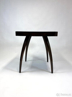 Konferenční stolek Halabala po renovaci - šelak, krásná dýha