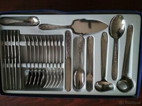 Retro RUSKÉ PŘÍBORY NĚRŽ 28 ks - NEPOUŽÍVANÉ