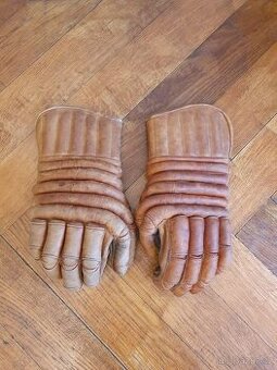 Retro hokejové rukavice