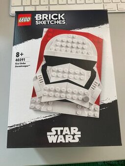 Lego Star stavebnice Wars Brick Sketches Stormtrooper