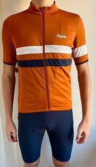Cyklistický dres Rapha + kalhoty s laclem