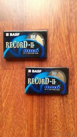Audiokazety Basf Record II 100  nerozbalené