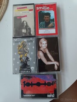 Prodám orig. MC kazety Český rock, mluvené slovo