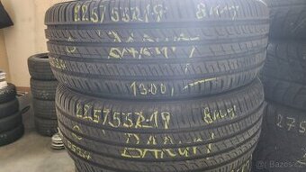2 ks letní pneu Barum 225/55 R19"