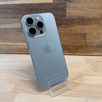iPhone 15 Pro 256GB, nature (šedý), 12 měsíců záruka