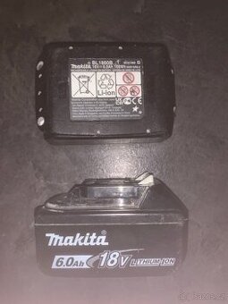 AKUbaterie MAKITA BL1860B 18V 6.0Ah 108Wh