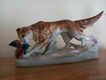 Porcelánová soška Křepelák