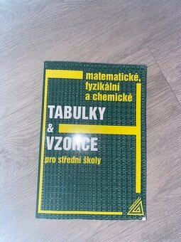 Učebnice - tabulky a vzorce - matematika/ fyzika