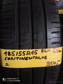 185/55r15 letní Continental