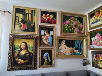 Leonardo da Vinci-Madona Litta-ručně malované kopie atd.
