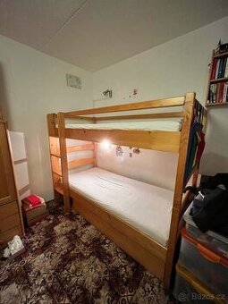 Dětská postel - patrová - masiv