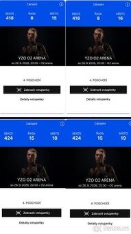 Lístky yzomandias o2 aréna