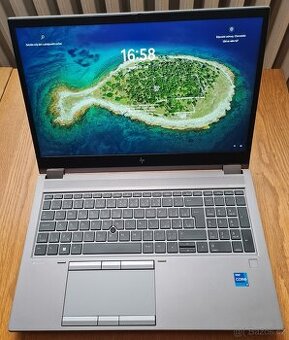 Nádherný HP ZBook Fury G8 1TB/64GB CZ keyb 4 sloty Nvme dock