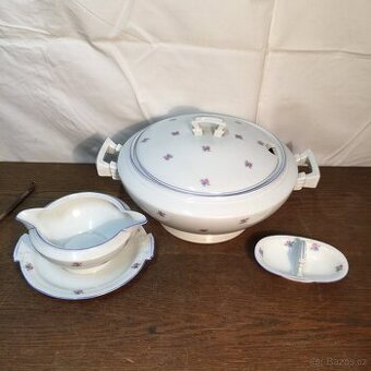 terina mísa na polévku Art Deco Gebr. Benedikt K. Vary