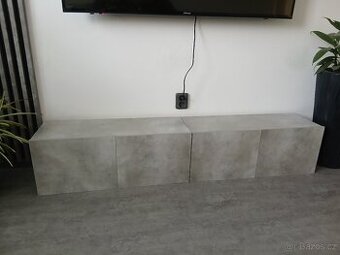 Závěsné skříňky šedé - 1