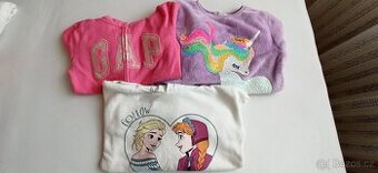 3 mikiny, vel. 122-128