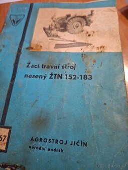Prodám návod k obsluze ZTN 152-183