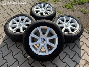 4x al kola 5x112 15 + pneu letní 205/60 R15