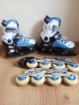 Dětské brusle 2v1, 29-32