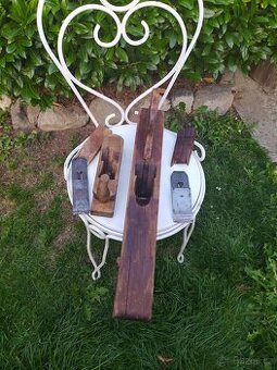 2 ks starých dřevěných hoblíků