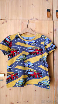 Tričko s autíčky Lindex 110/116 (4-6)