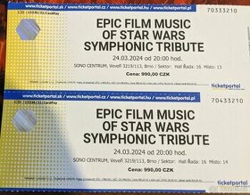 Vstupenky na EPIC FILM MUSIC OF STARWARS v Brne 24.3.2024