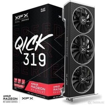 XFX Speedster RX 6700 XT QICK319 BLACK 12GB GDDR6