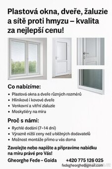 Okna a dveře
