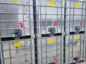 6x IBC nádrž 1000L - oplechovaná - 1
