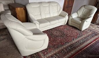 Luxusní kožená sedací souprava 3+1+1, 4384 - 1