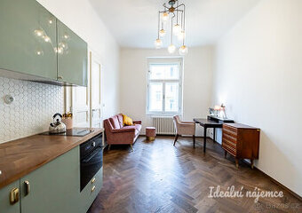 Pronájem bytu 2+kk, Oldřichova, Nusle, 21900 Kč/měs, 49 m2