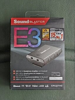 Bluetooth zesilovač na sluchátka Creative Sound Blaster E3 - 1