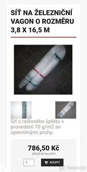Juta sítě na vagóny - 1