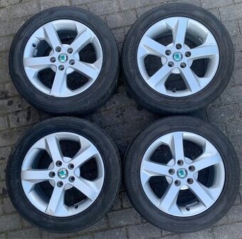 Alu kola Škoda 5x112, R16, letní, ET50