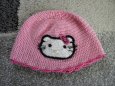 háčkovaná čepice s Hello Kitty vel.92/104