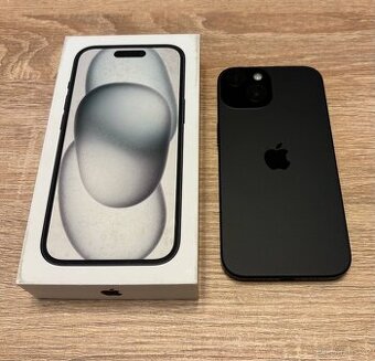 Apple iPhone 15 128GB, TOP STAV 8 měsíců záruka.