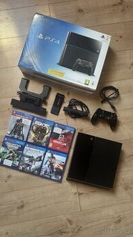 Playstation 4 (500GB) + V2 camera + 6 her