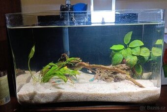 Akvarium 12 l nelepené komplet jak na fotce