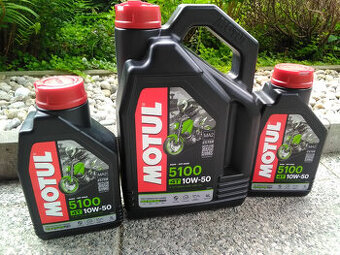 Motul 5100 10W-50 - 5 litrů, 150.- Kč/litr