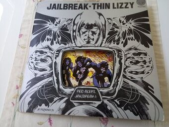 THIN LIZZY “Jailbreak” /Vertigo 1976/specialny “die cut” oba - 1