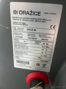 Bojler Dražice 75 litrů, výroba 9/2023