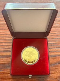 Zlatá mince 10000 Kč Vznik Československa 1 Oz 2018 Proof