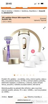 Epilator Braun IPL