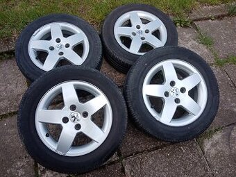 Obutá Alu kola 15ky 4x108 PEUGEOT CITROEN FORD - dobírka
