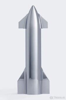 Chromovaný model hvězdné lodi