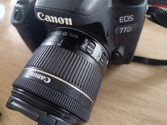 Canon EOS 77D černý + 18-55mm